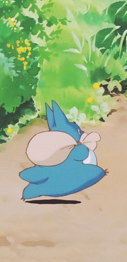 [2436x1125]日漫 宫崎骏动漫 龙猫 苹果手机动漫壁纸图片