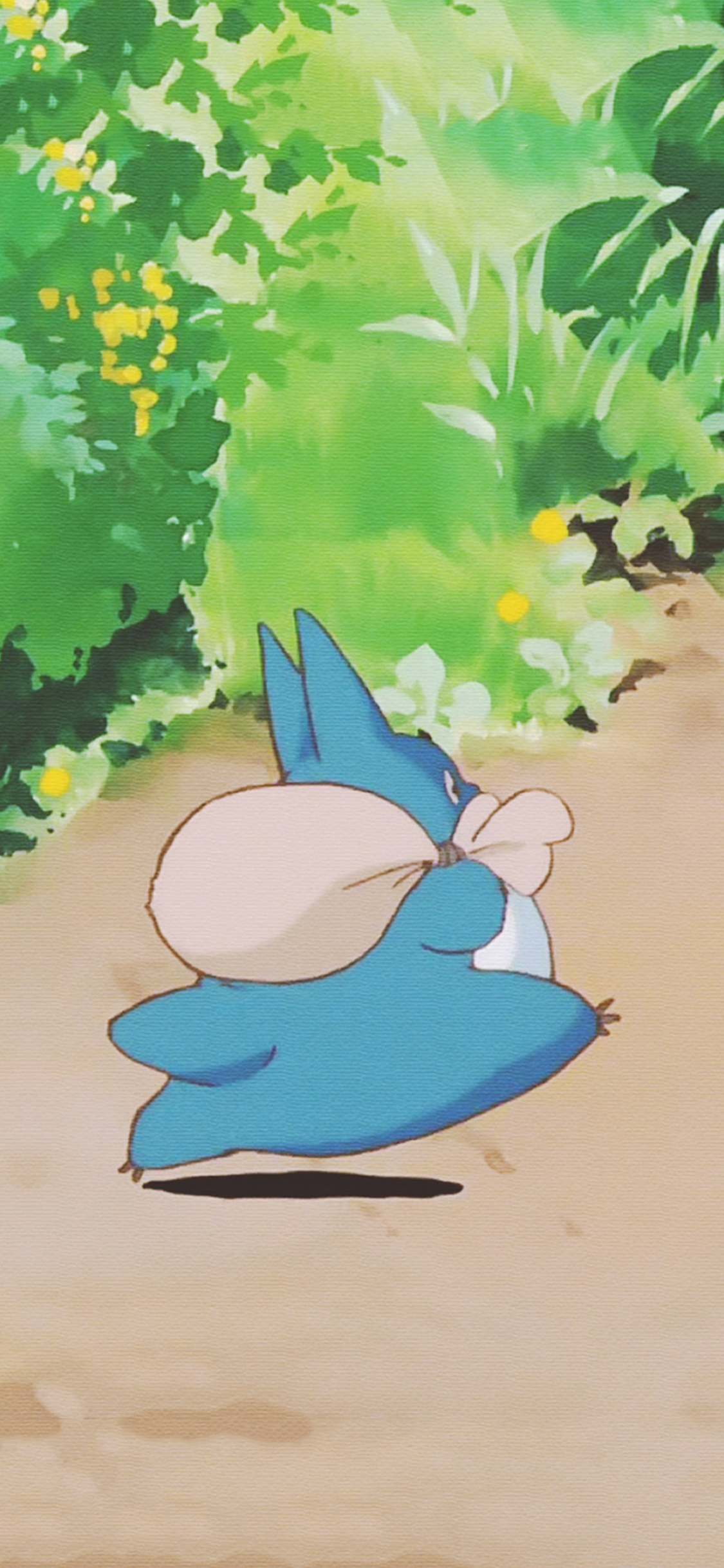 [2436×1125]日漫 宫崎骏动漫 龙猫 苹果手机动漫壁纸图片