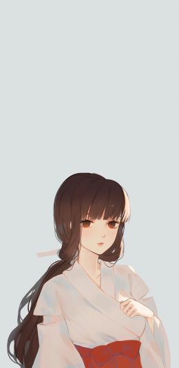 [2436x1125]日漫 少女 二次元 和风 苹果手机动漫壁纸图片