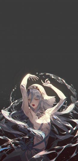 [2436x1125]日漫 少女 二次元 梦幻 苹果手机动漫壁纸图片