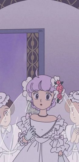 [2436x1125]日漫 少女 新娘 二次元 苹果手机动漫壁纸图片