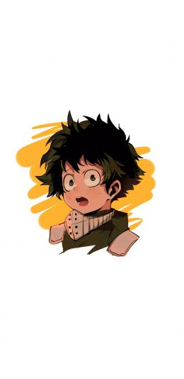 [2436x1125]日漫 我的英雄学院 绿谷出久 苹果手机动漫壁纸图片