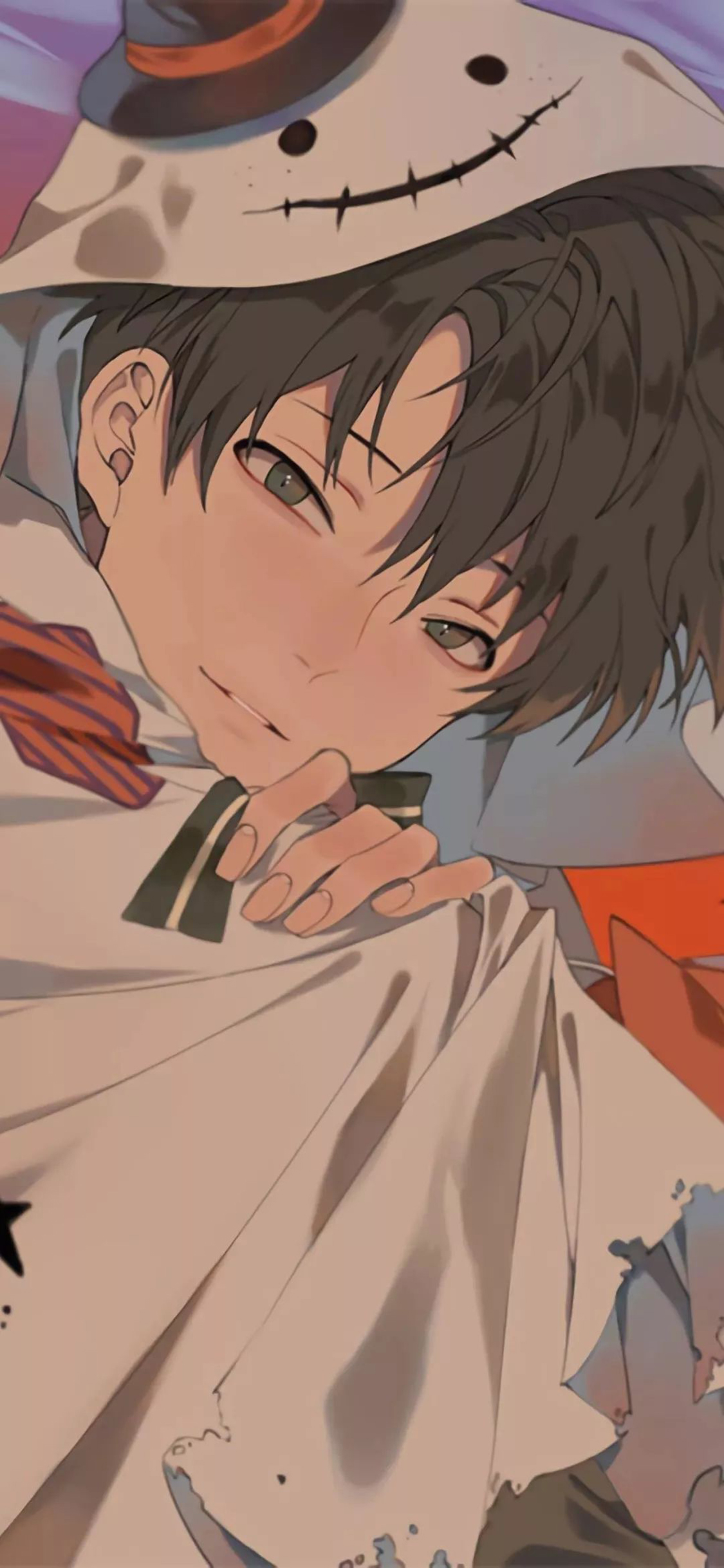 [2436×1125]日漫 日系 少年 二次元 正太 苹果手机动漫壁纸图片