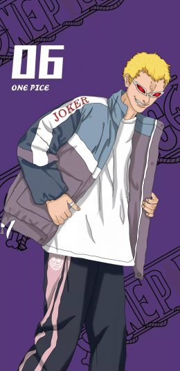 [2436x1125]日漫 海贼王 唐吉诃德·多弗朗明哥 one pice 苹果手机动漫壁纸图片