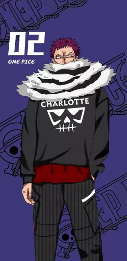 [2436x1125]日漫 海贼王 夏洛特·卡塔库栗 one pice 苹果手机动漫壁纸图片