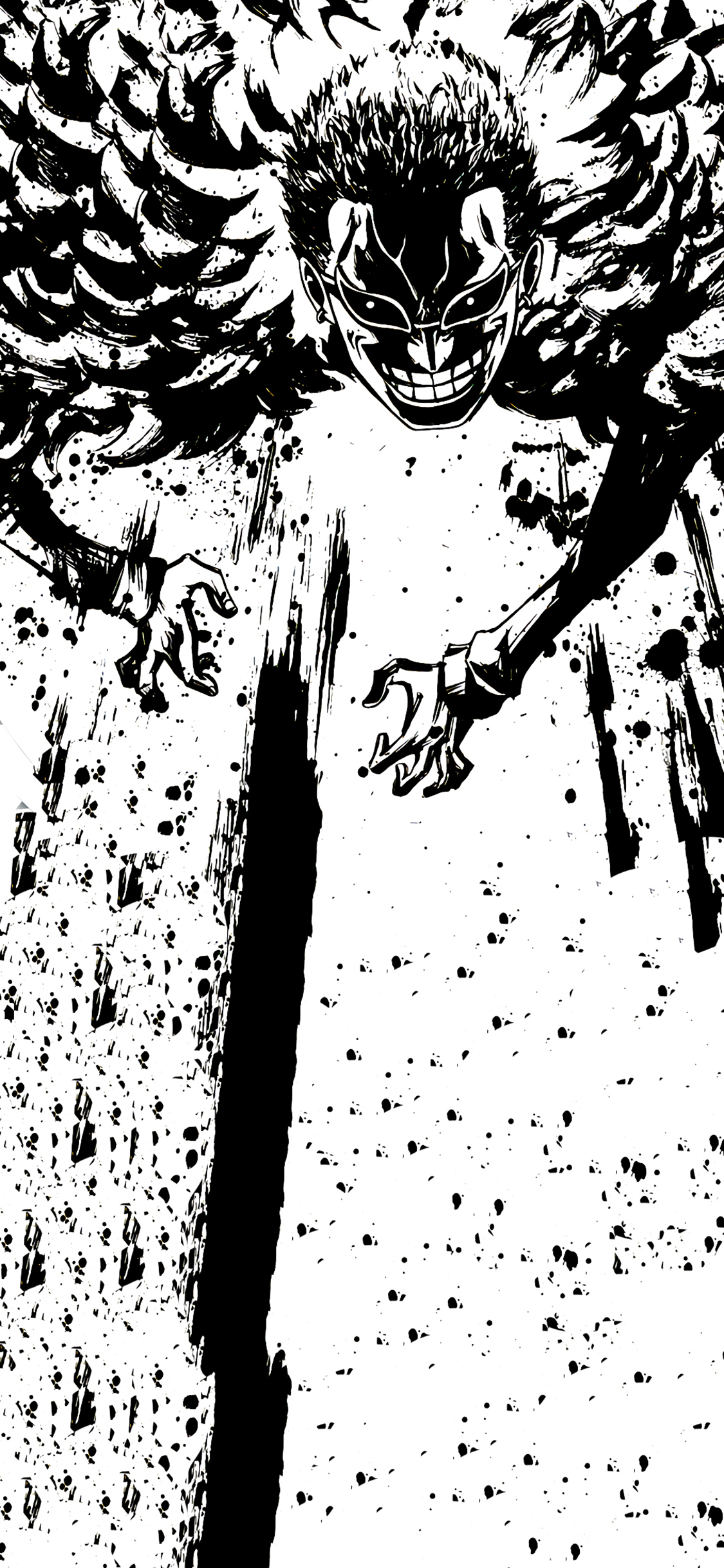 [2436×1125]日漫 海贼王 多弗朗明哥 苹果手机动漫壁纸图片