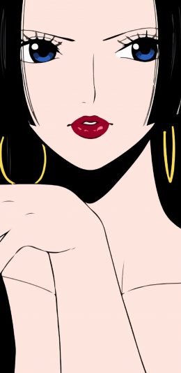 [2436x1125]日漫 海贼王 女帝 性感 苹果手机动漫壁纸图片