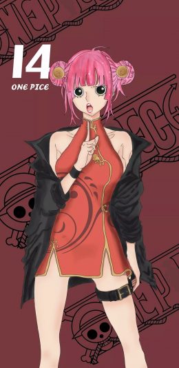 [2436x1125]日漫 海贼王 幽灵公主 佩罗娜 one pice 苹果手机动漫壁纸图片