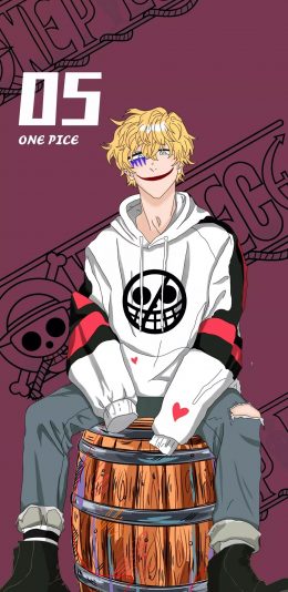 [2436x1125]日漫 海贼王 柯拉松 one pice 苹果手机动漫壁纸图片