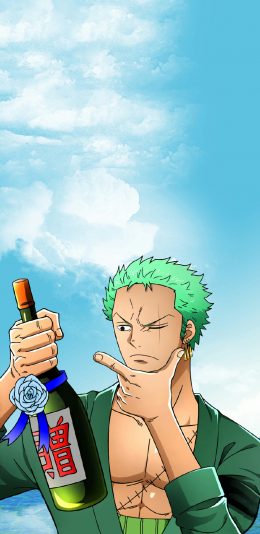 [2436x1125]日漫 海贼王 索隆 三剑客 苹果手机动漫壁纸图片