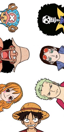 [2436x1125]日漫 海贼王 航海员 路飞 索隆 娜美 苹果手机动漫壁纸图片