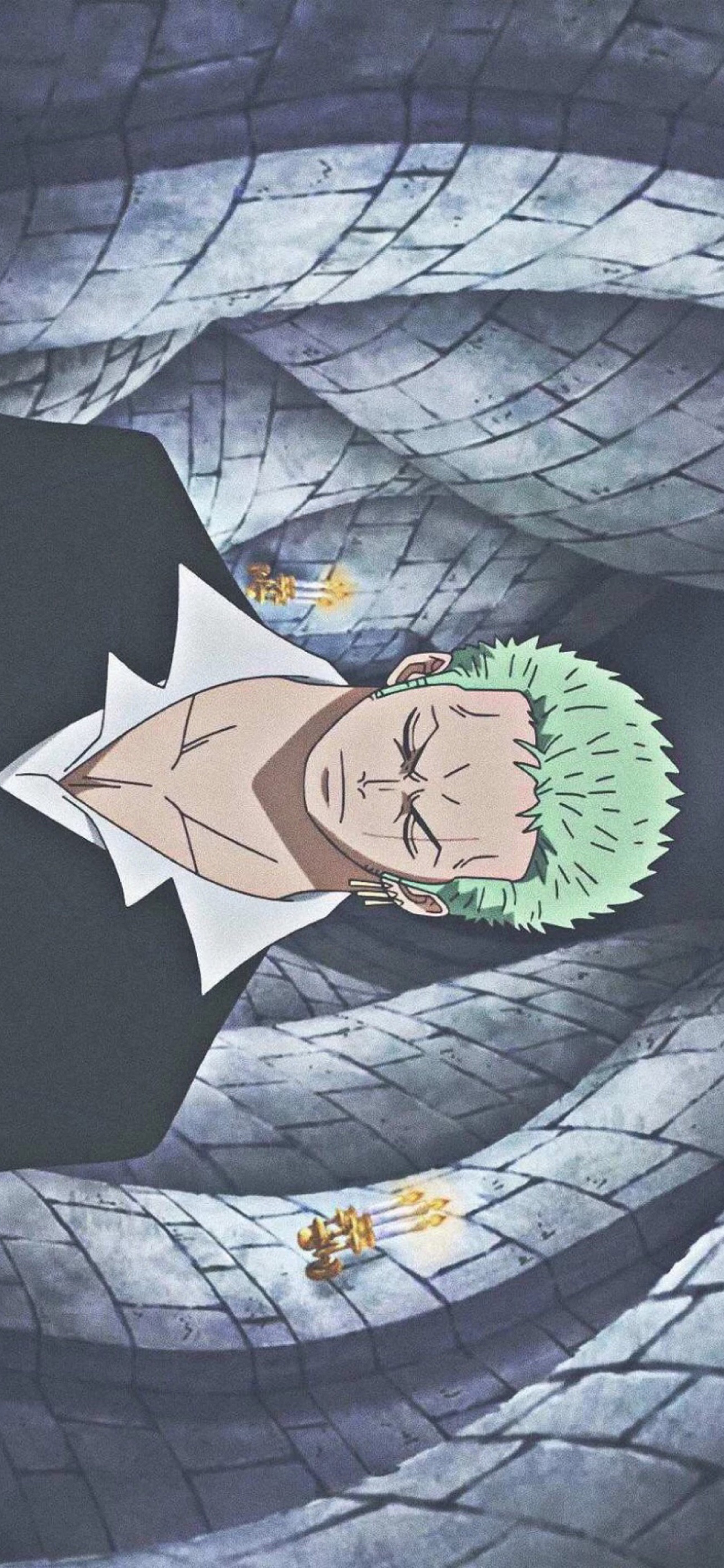 [2436×1125]日漫 海贼王 英雄 索隆 苹果手机动漫壁纸图片