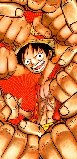 [2436x1125]日漫 海贼王 路飞 鲁夫 苹果手机动漫壁纸图片