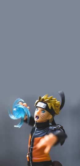 [2436x1125]日漫 火影忍者 漩涡鸣人 手办 苹果手机动漫壁纸图片