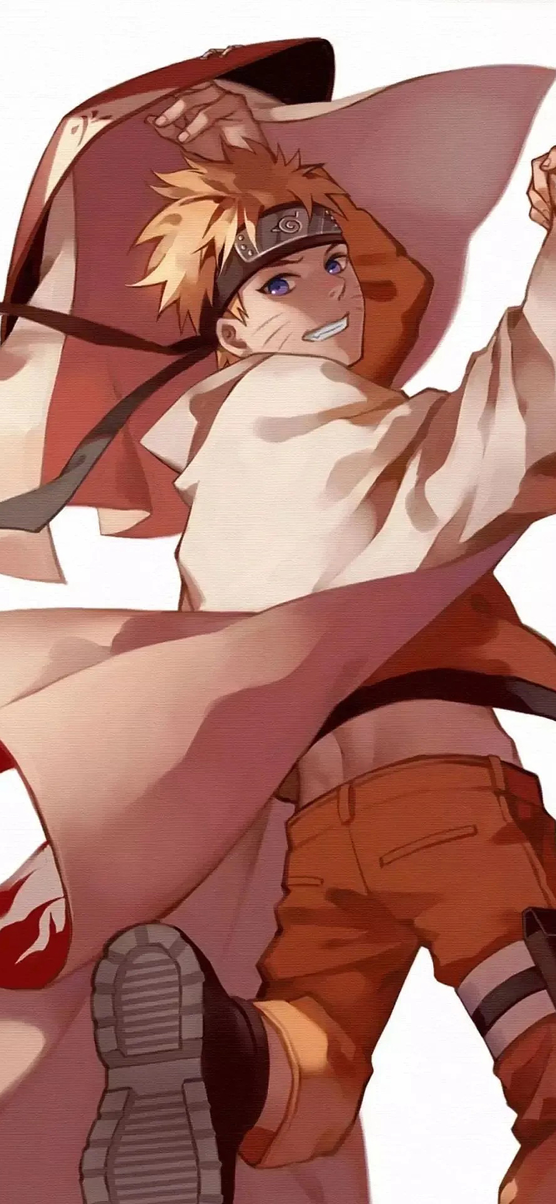 [2436×1125]日漫 火影忍者 漩涡鸣人 木叶火影 苹果手机动漫壁纸图片