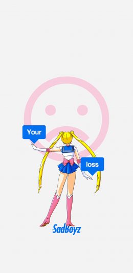 [2436x1125]日漫 美少女战士 your loss 苹果手机动漫壁纸图片