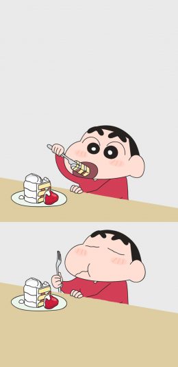 [2436x1125]日漫 蜡笔小新 新之助 苹果手机动漫壁纸图片