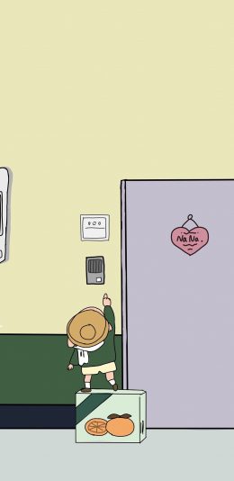 [2436x1125]日漫 蜡笔小新 新之助（取自微博：罪恶女兔） 苹果手机动漫壁纸图片