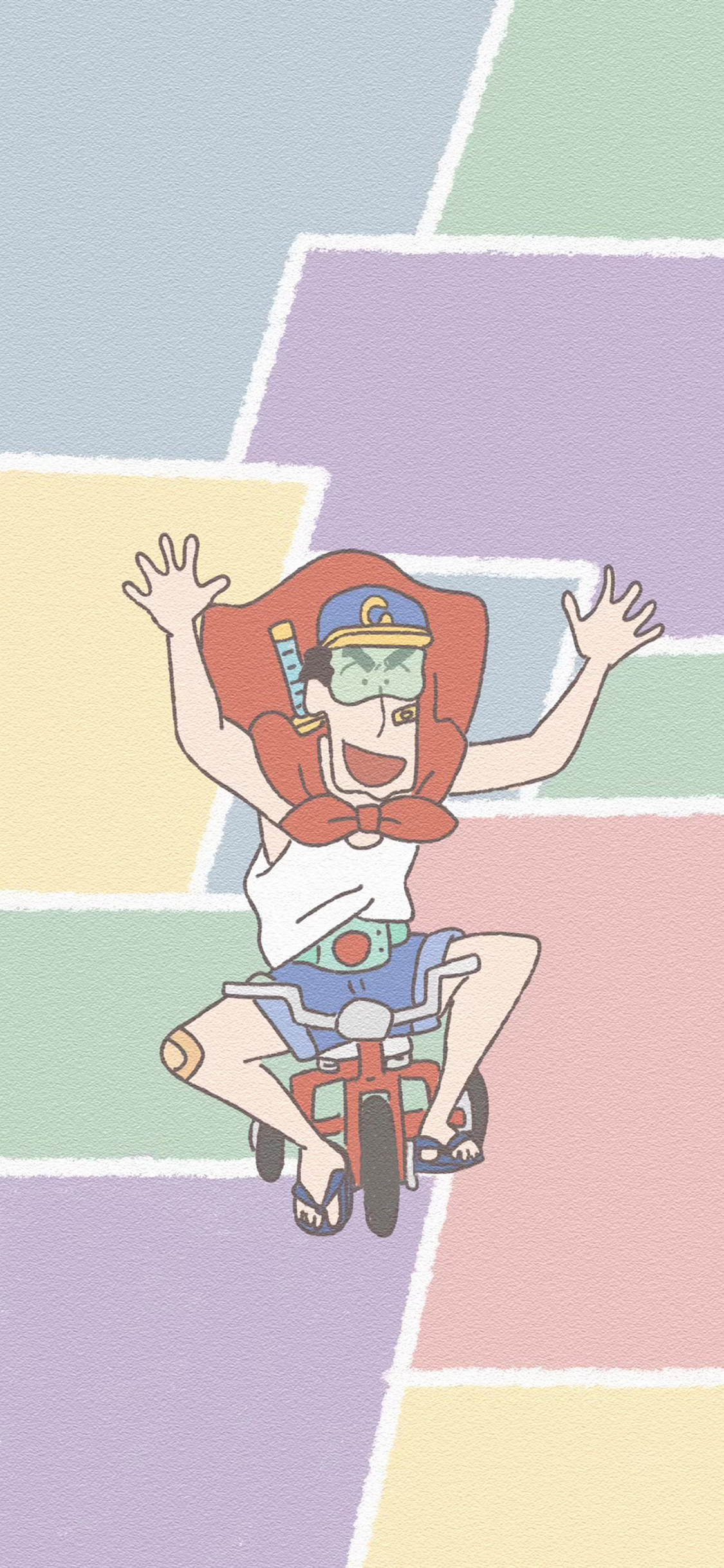 [2436×1125]日漫 蜡笔小新 爸爸 野原广志 夫妻 苹果手机动漫壁纸图片