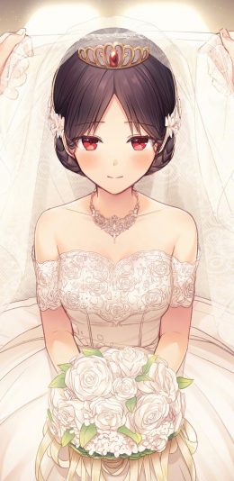 [2436x1125]日漫 辉夜大小姐 二次元 新娘 苹果手机动漫壁纸图片