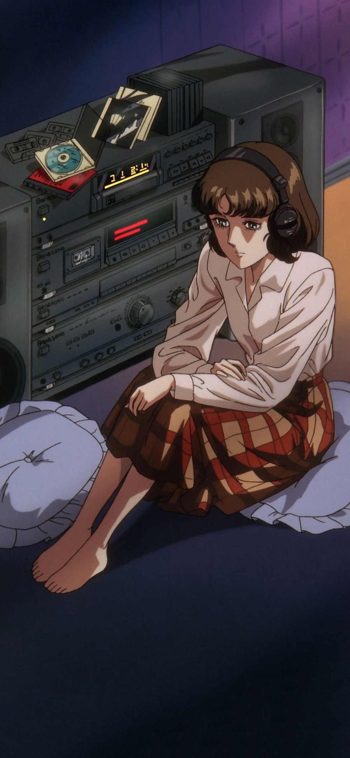 [2436×1125]日漫 青兰圆舞曲 奈奈子 苹果手机动漫壁纸图片