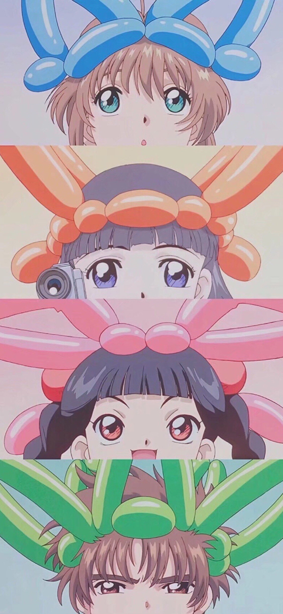 [2436×1125]日漫 魔卡少女樱 大道寺知世 李莓玲 李小狼 苹果手机动漫壁纸图片