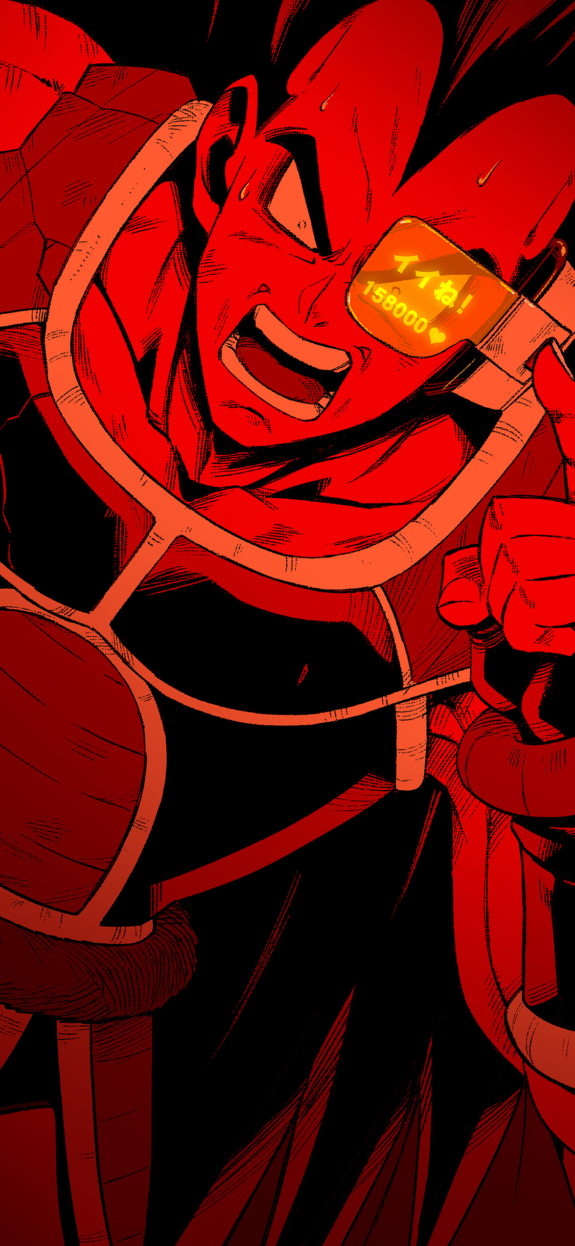 [2436×1125]日漫 龙珠 二次元 赛亚人 苹果手机动漫壁纸图片