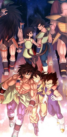 [2436x1125]日漫 龙珠 贝吉塔 悟空 苹果手机动漫壁纸图片