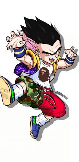 [2436x1125]日漫 龙珠 赛亚人 潮流 苹果手机动漫壁纸图片