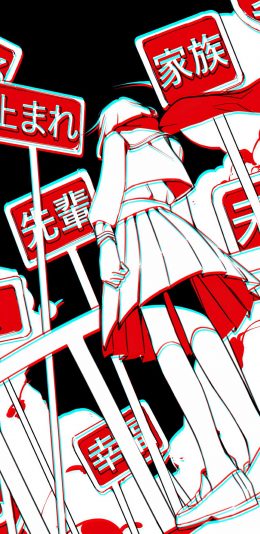 [2436x1125]日系 动漫 先辈 未来 家族 苹果手机动漫壁纸图片