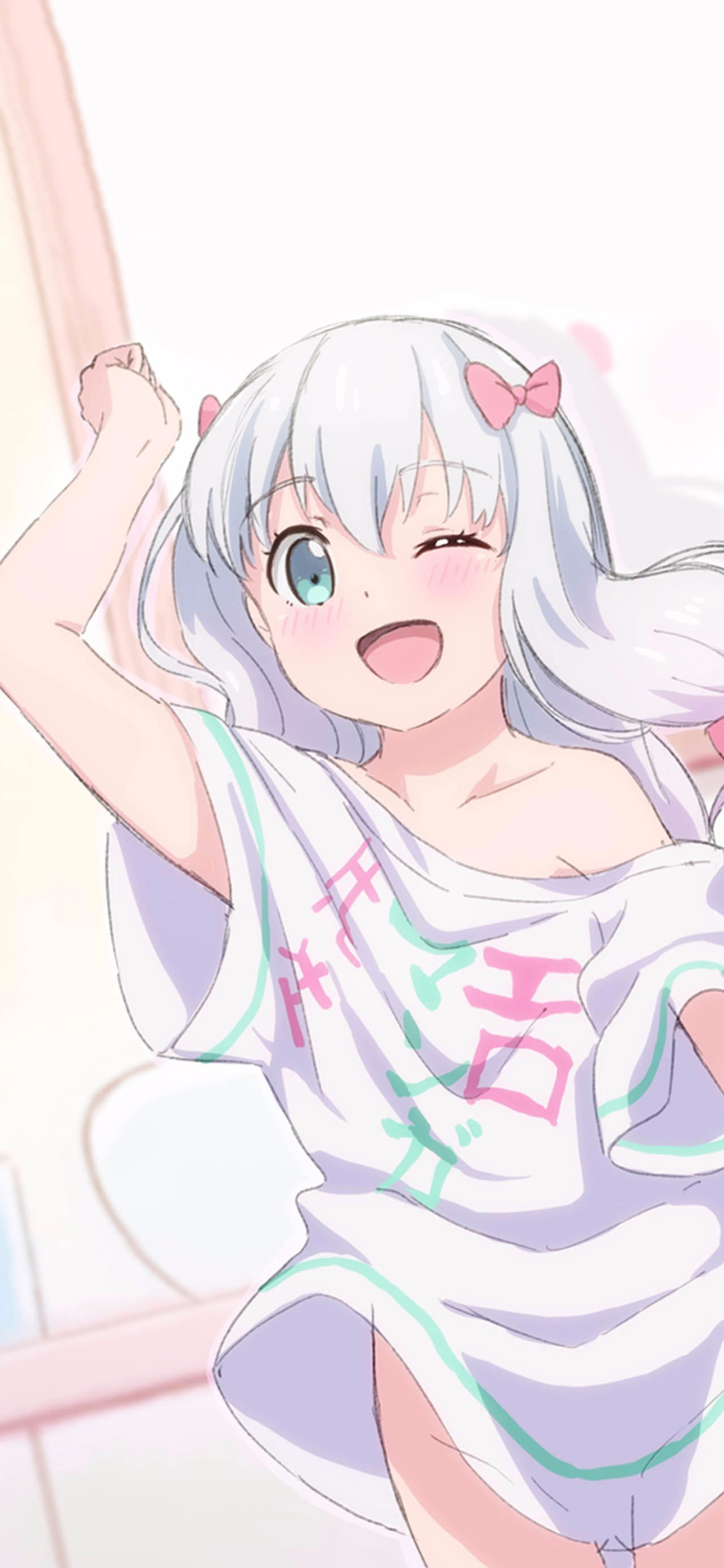 [2436×1125]日系 动漫 少女  埃罗芒阿老师 苹果手机动漫壁纸图片