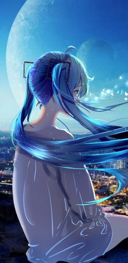 [2436x1125]日系 动漫 少女 二次元 苹果手机动漫壁纸图片