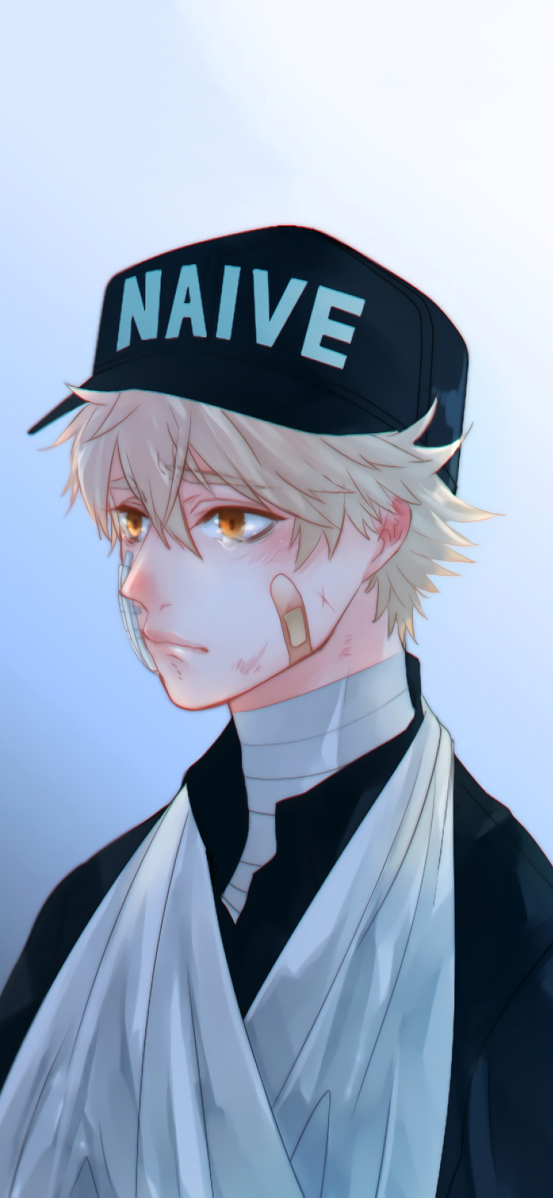 [2436×1125]日系 动漫 少年 唯美 NAIVE 苹果手机动漫壁纸图片