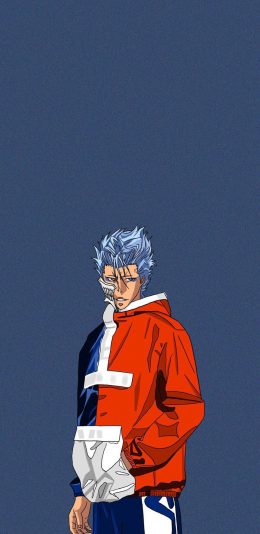 [2436x1125]日系 潮图 型男 面具 苹果手机动漫壁纸图片