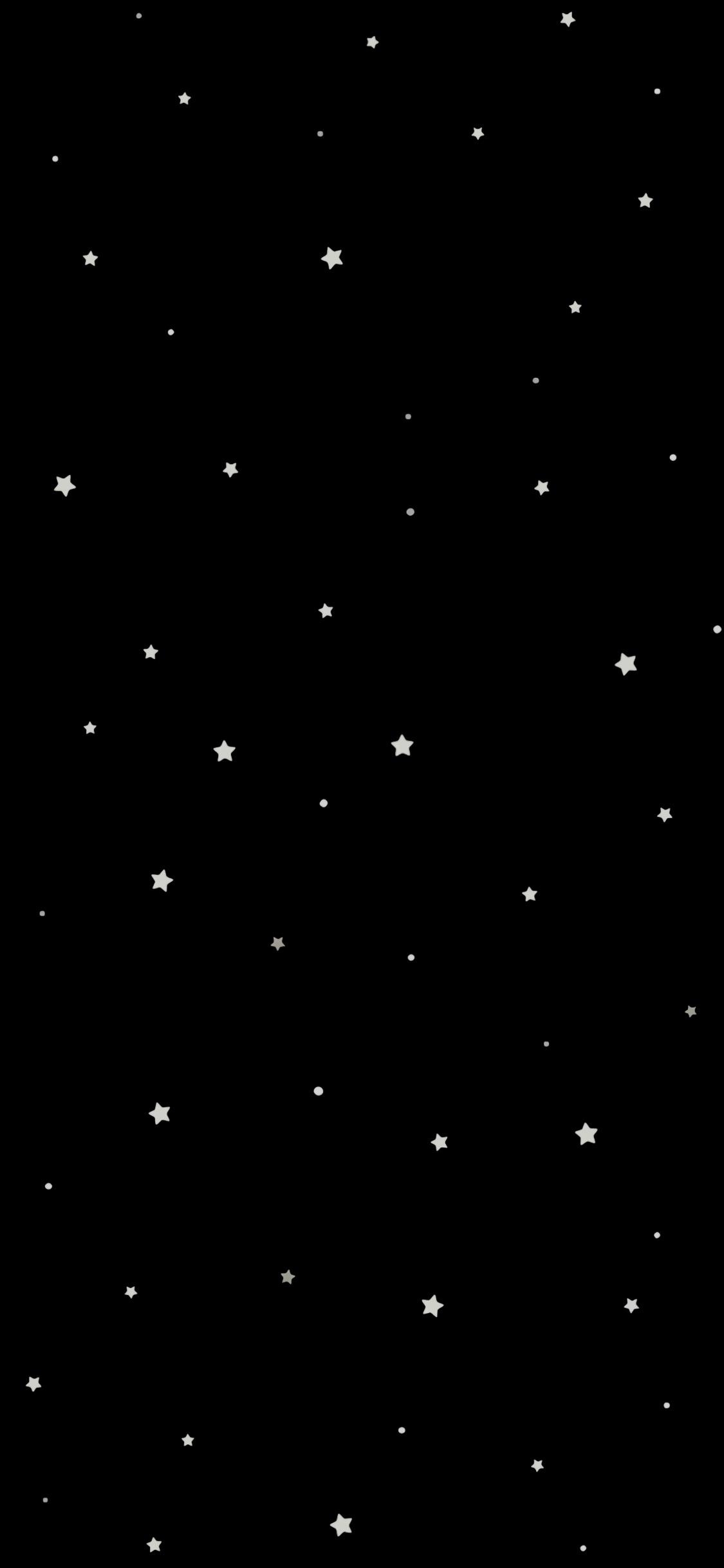 [2436×1125]星星 黑色 星空 平铺 苹果手机动漫壁纸图片