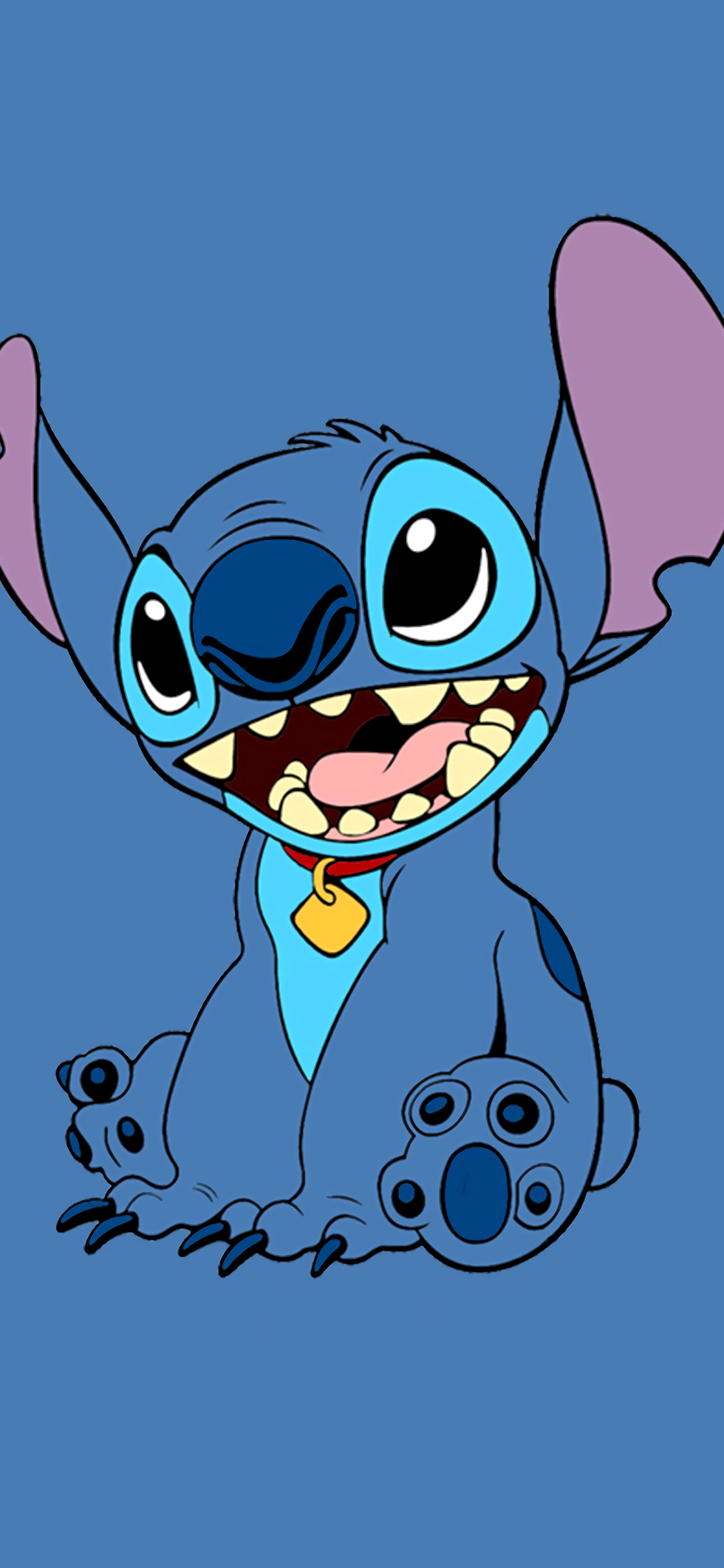 [2436×1125]星际宝贝 626 试验品 史迪仔 苹果手机动漫壁纸图片