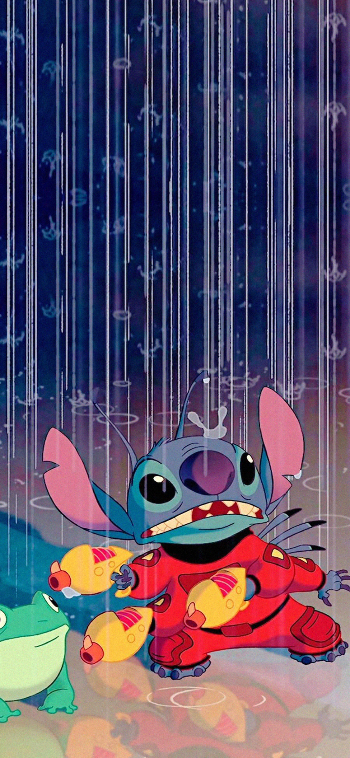 [2436×1125]星际宝贝 626实验品 史迪仔 史迪奇 苹果手机动漫壁纸图片