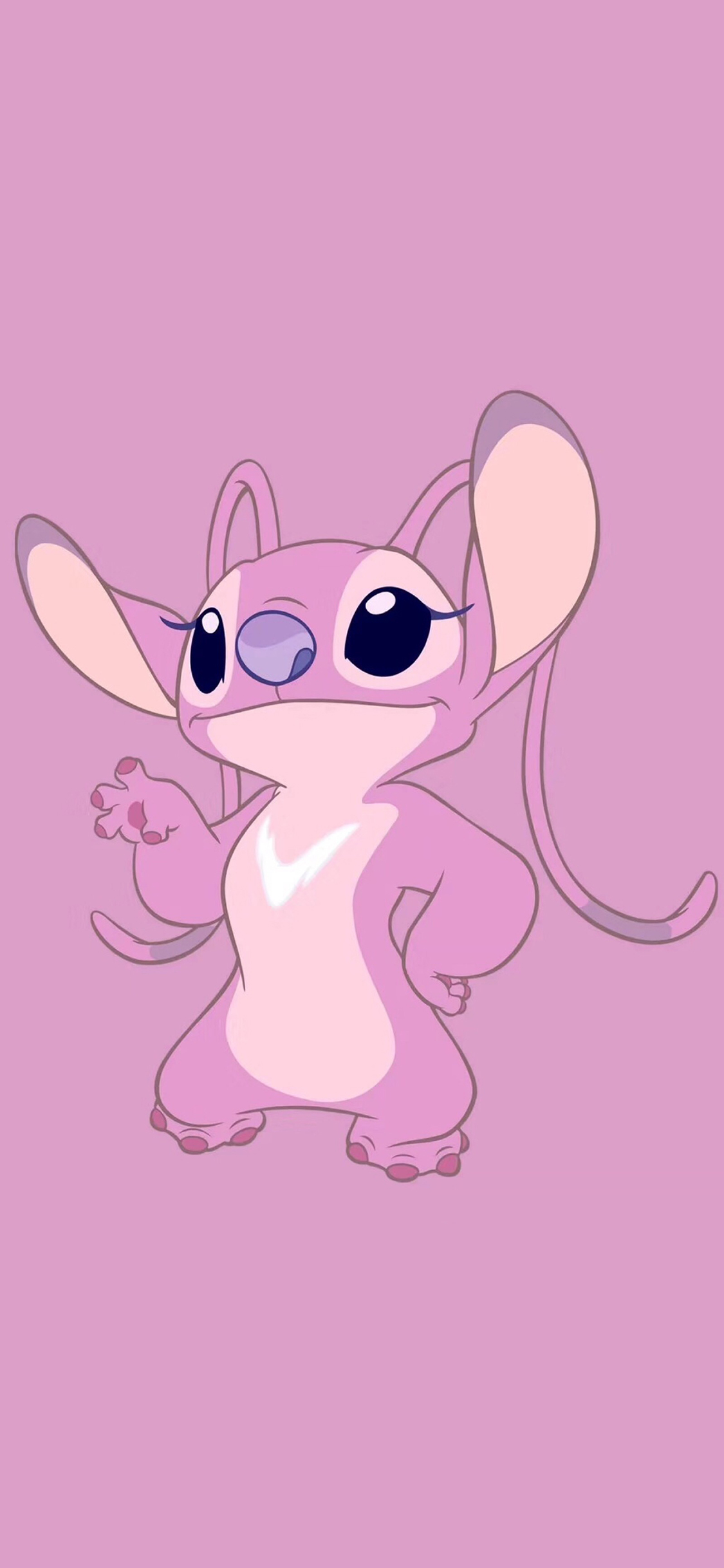 [2436×1125]星际宝贝 史迪仔 624号实验品 安琪 苹果手机动漫壁纸图片