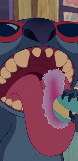 [2436x1125]星际宝贝 史迪仔 626实验品 可爱 苹果手机动漫壁纸图片