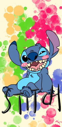 [2436x1125]星际宝贝 史迪仔 stitch 迪士尼 苹果手机动漫壁纸图片