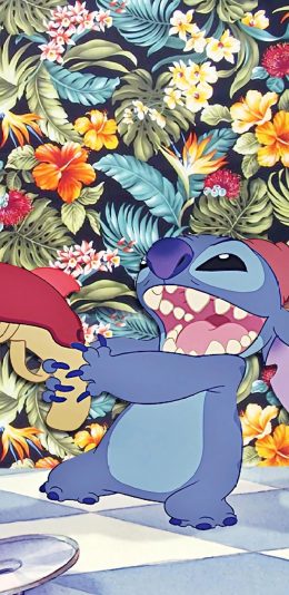 [2436x1125]星际宝贝 迪士尼 史迪仔 626实验品 苹果手机动漫壁纸图片