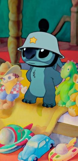 [2436x1125]星际宝贝 迪士尼 史迪仔 可爱 苹果手机动漫壁纸图片