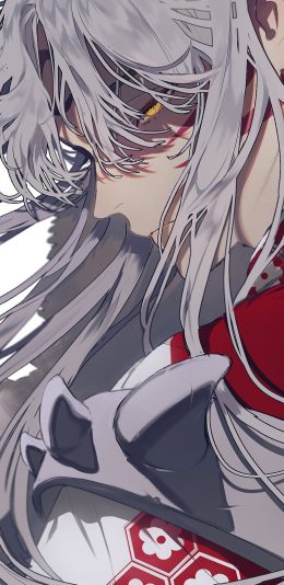 [2436x1125]杀生丸 插画 犬夜叉 日漫 苹果手机动漫壁纸图片