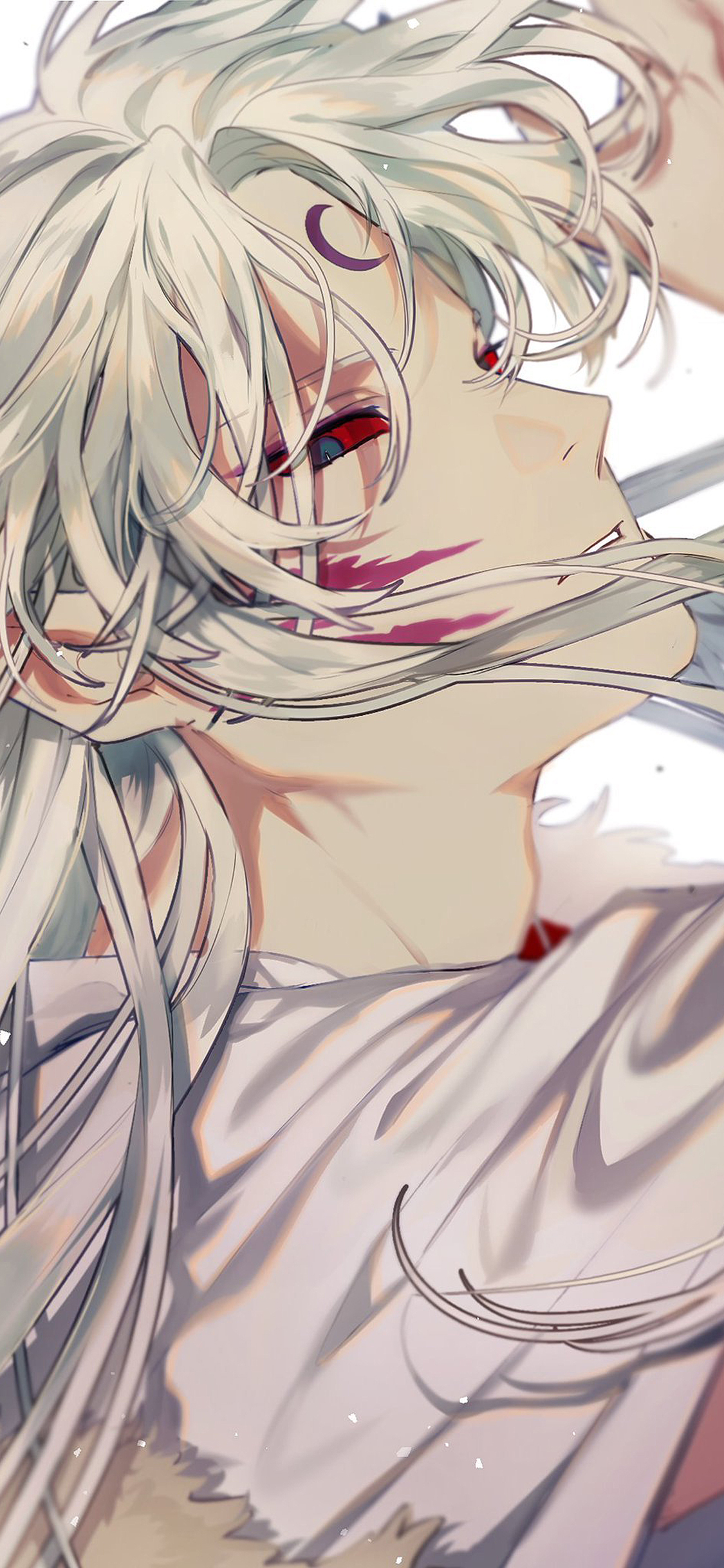 [2436×1125]杀生丸 日漫 犬夜叉 狼犬 苹果手机动漫壁纸图片