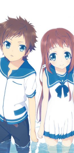 [2436x1125]来自风平浪静的明天 先岛光 向井户爱花 日本 漫画 苹果手机动漫壁纸图片