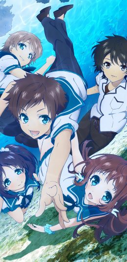 [2436x1125]来自风平浪静的明天 日本 漫画 先岛光 向井户爱花 苹果手机动漫壁纸图片