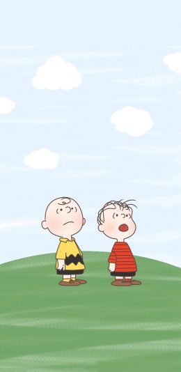 [2436x1125]查理布朗 史努比 动画 苹果手机动漫壁纸图片