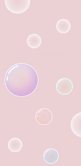 [2436x1125]气泡 粉色 卡通 萌咔便利店 苹果手机动漫壁纸图片