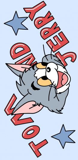 [2436x1125]汤姆猫 猫和老鼠 Tom 苹果手机动漫壁纸图片