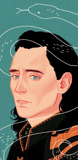 [2436x1125]洛基 超级英雄 复仇者联盟 漫威 欧美 苹果手机动漫壁纸图片